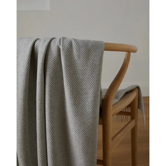 Clare Island Cashmere and Lambswool Throw - Foxford