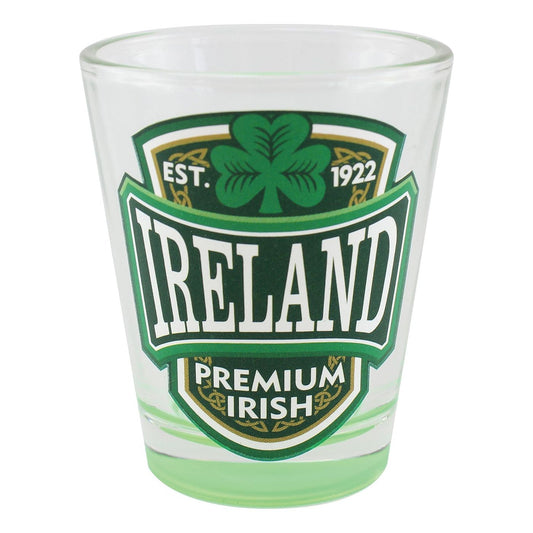 Irish Shamrock Shot Glass - Guinness