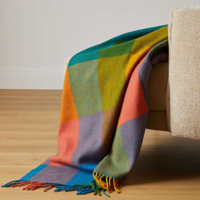 Errew Cashmere and Lambswool Throw - Foxford