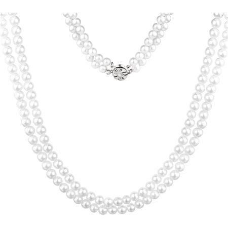 Pearl Double Strand Necklace - Newbridge Silverware