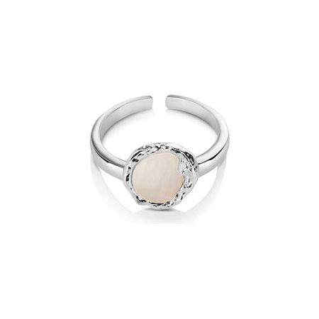 Silver Plated Ring with Natural Shell Pearl - Newbridge Silverware