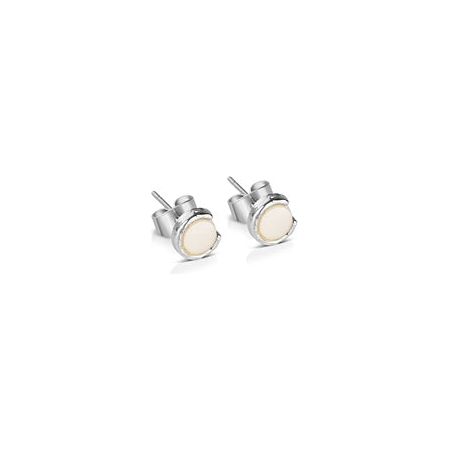 Silver Plated Earrings with Natural Shell Pearl - Newbridge Silverware