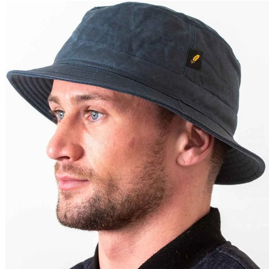 Bilberry Wax Hat Navy - Hatman of Ireland