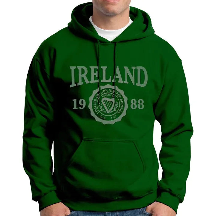 Ireland 1988 Green Hoodie - Cara Craft