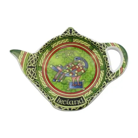 Celtic Peacock Teabag Holder - Royal Tara