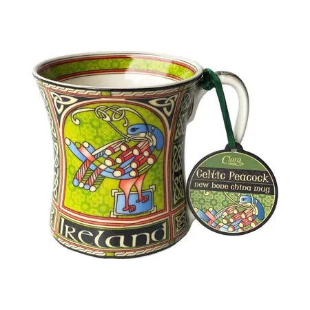 Celtic Peacock Mug- Royal Tara