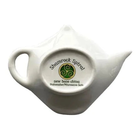 Shamrock Spiral Blessing Teabag Holder - Royal Tara