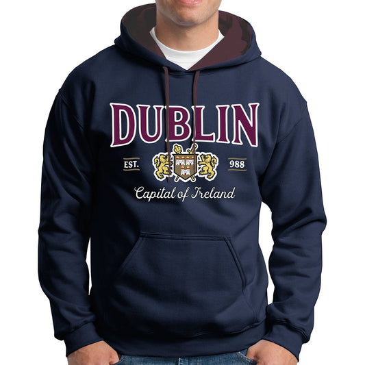Dublin Capital Hoodie Navy - Cara Craft