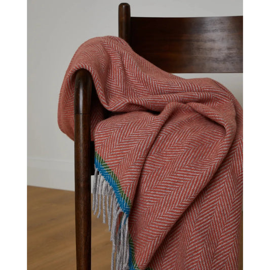 Shannon Cashmere and Lambswool Throw - Foxford