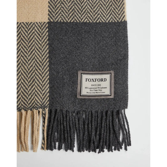 Downpatrick Cashmere and Lambswool Throw - Foxford