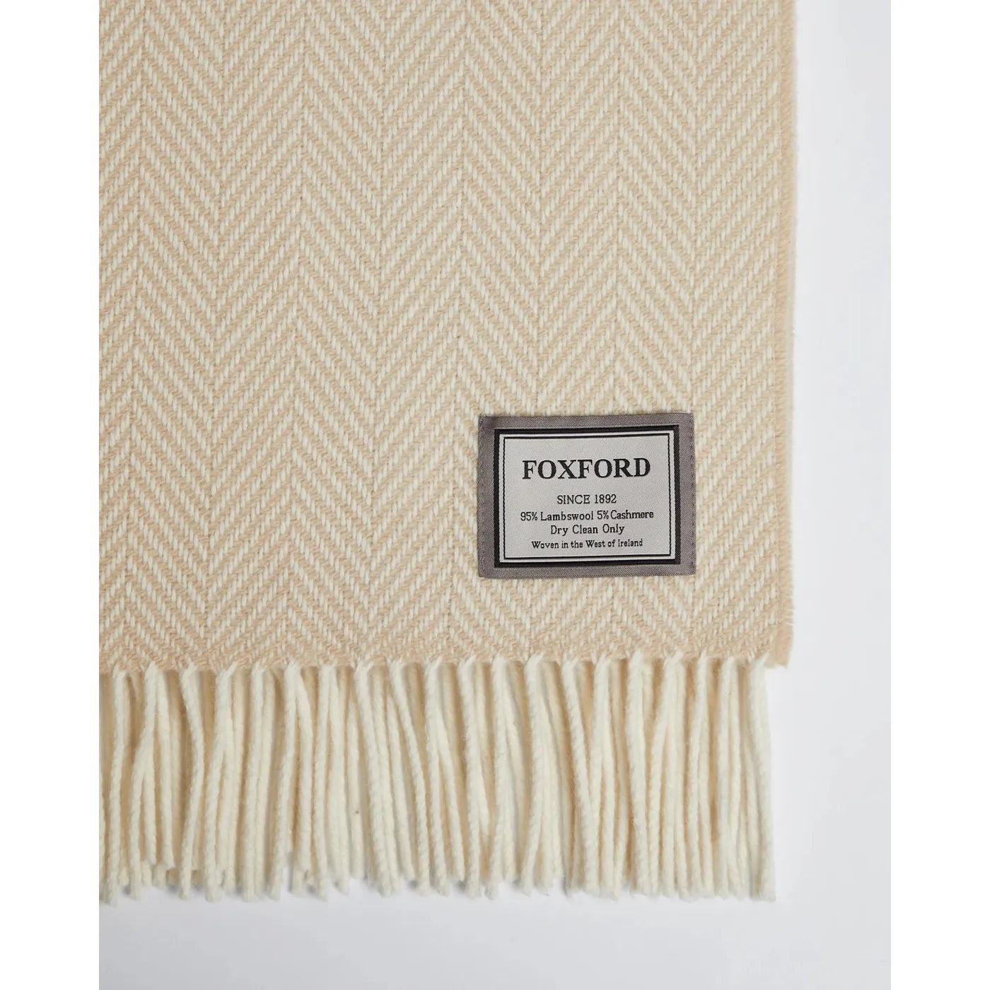 Keem Bay Cashmere and Lambswool Throw - Foxford