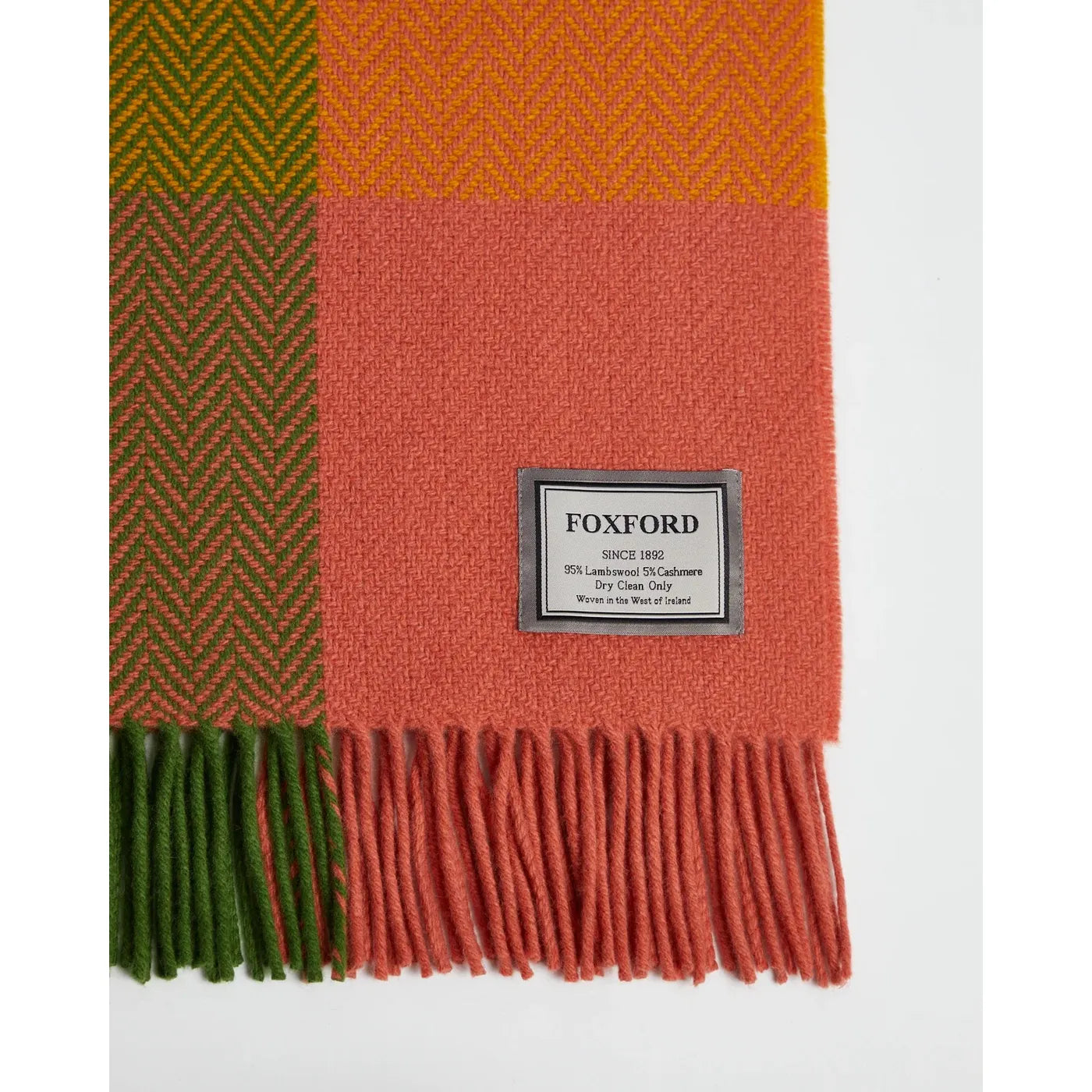 Errew Cashmere and Lambswool Throw - Foxford