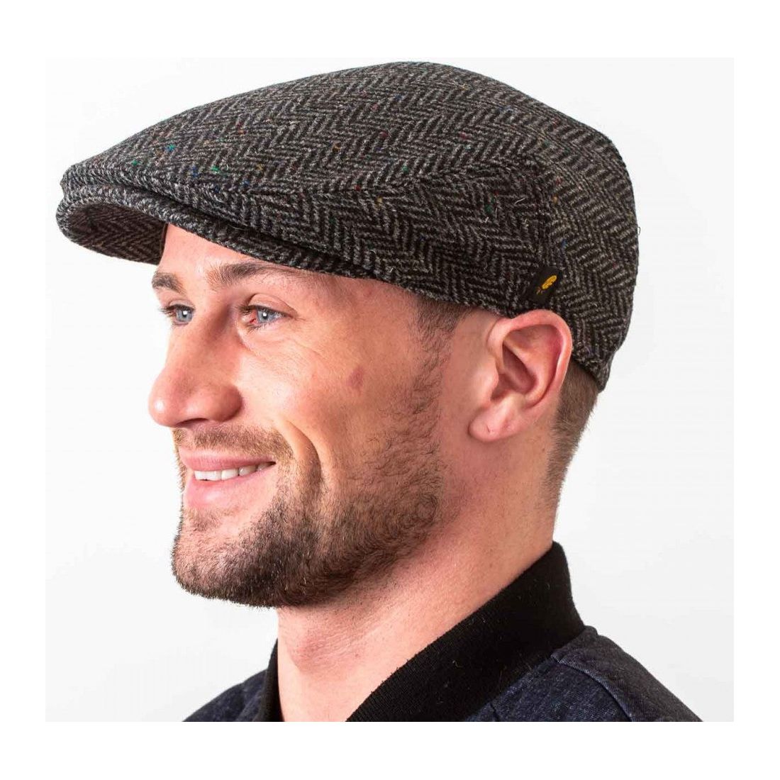 Charcoal Dubliner Cap - Hatman of Ireland
