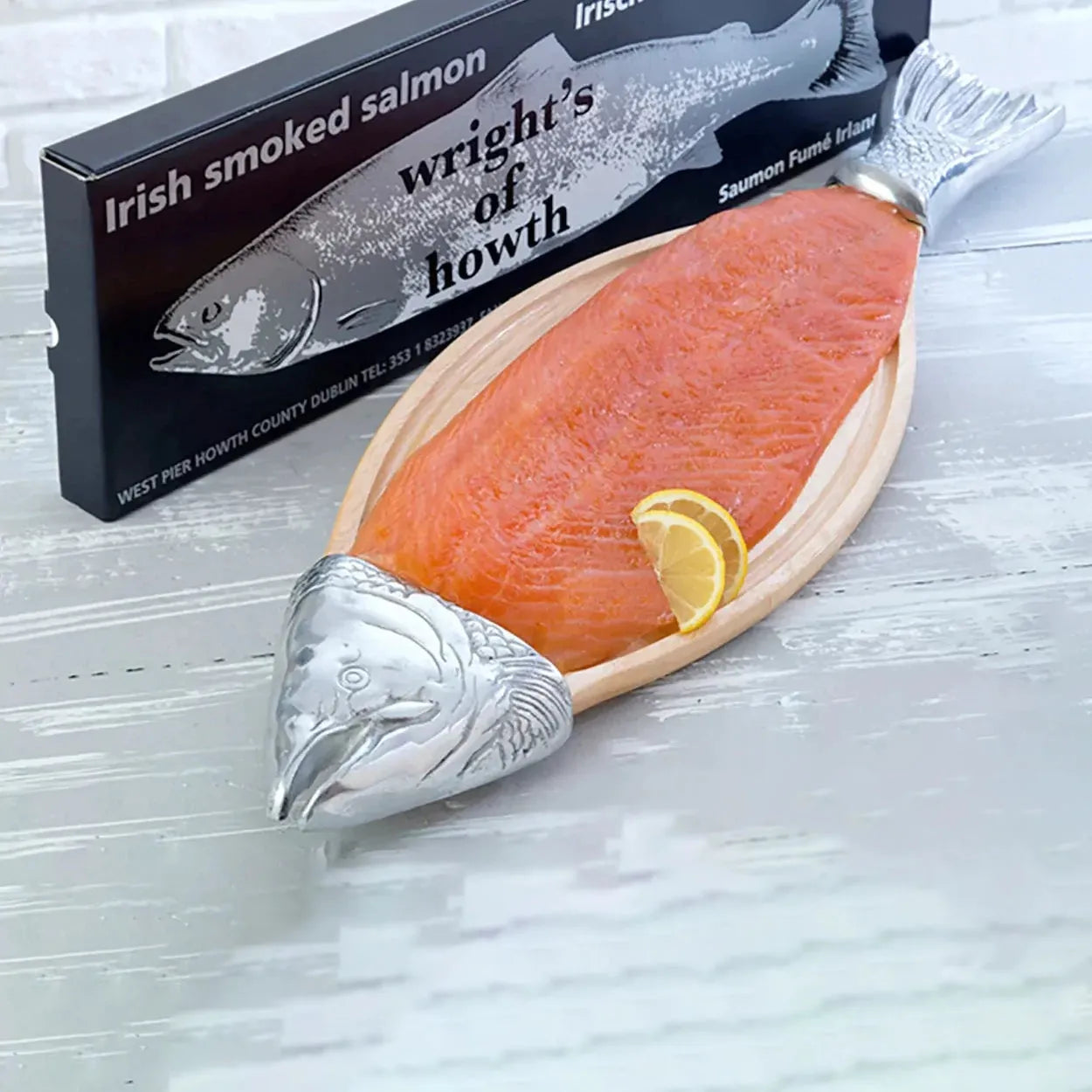 Organic Irish Smoked Salmon Platter - Wrights of Howth