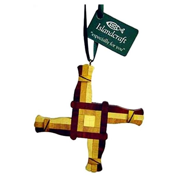 Islandcraft Saint Brigid’s Cross Wood Ornament - Royal Tara